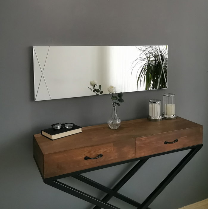 Hanah Home Espejo A321Y Plata 35x105 cm Hanah Home Espejo A321Y Plata 35x105 cm